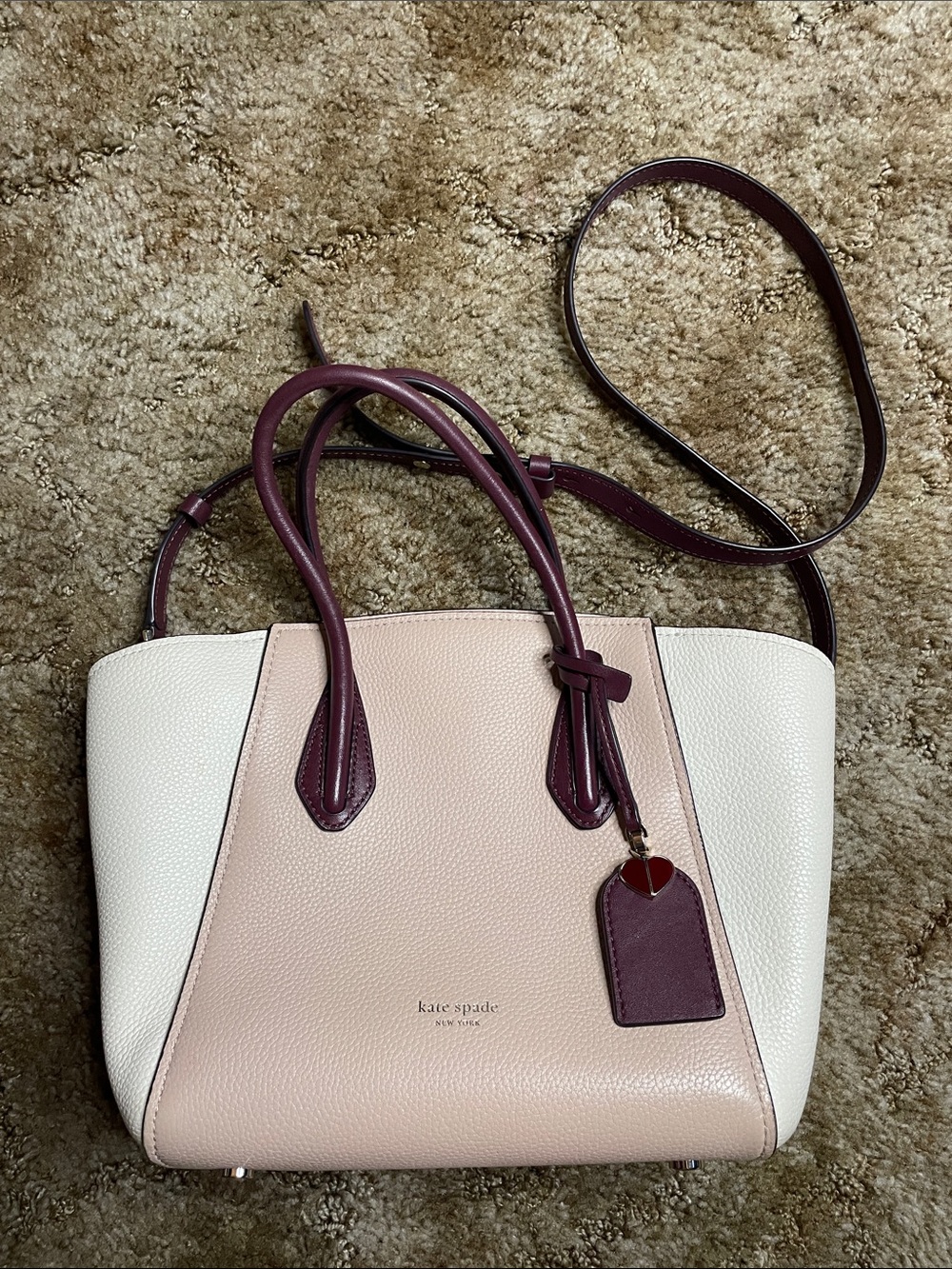 Kate Spade New York Grace MD Satchel (Parchment Multi)